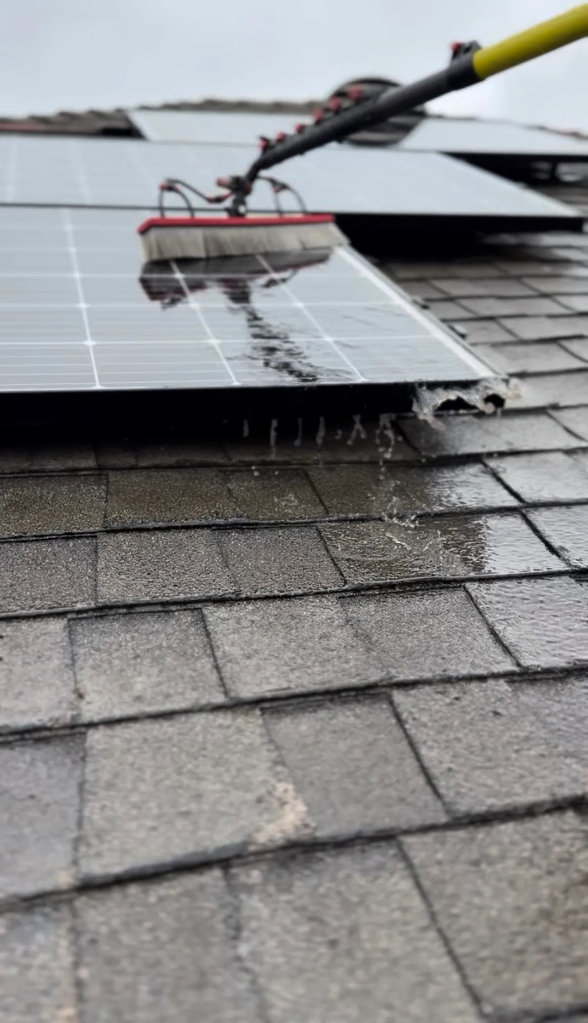 Commercial and residential solar panel cleaning in Orange County